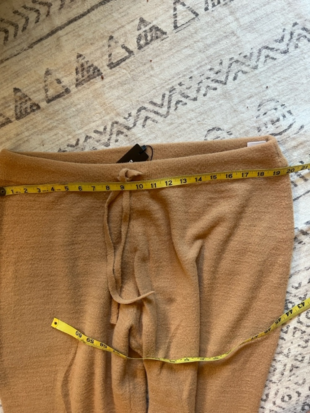 Express Camel Knit Drawstring Pants - Picture 5 of 9